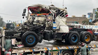 Isuzu Truck Dangerous Accident Cabin & Chassis are Completely destroyed Complete Repairing process