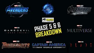 MARVEL Phase 5 & 6 Full Breakdown | Avengers Secret Wars, Captain America, Thunderbolts, Daredevil..