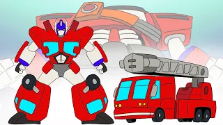 Transformers Robots in Disguise (2001) Fire Convoy Optimus Prime