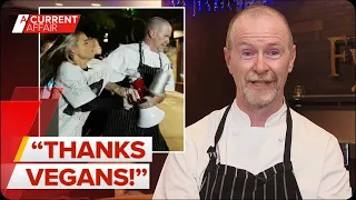 Fed up chef vows to open steak restaurants after vegan dispute | A Current Affair