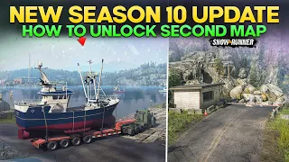 New Season 10 Update How to Unlock Second Map in New Region SnowRunner Everything You Need to Know