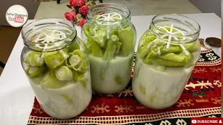 Turshi "Speca me Qumesht" receta e nënës time/Pickles-Peppers with milk