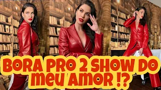 Andressa Suita Aposta em Look Vermelho para 2 SHOW de seu AMADO Gusttavo Lima em Porto