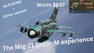 The Mig-21 Lazur-M experience