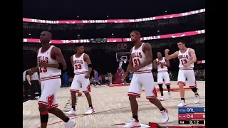 '96 Bulls vs '95 Magic Game Highlights NBA 2K19 Classic Teams