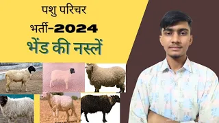 !!पशु परिचर भर्ती -2024!!(veterinary part -b)(भेड़ की नस्ले )