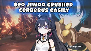 Seo Jiwoo Kill Gatekeeper Cerberus in Battlefield of Time Challenge Tier 5 - Solo Leveling Arise