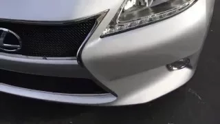 how to remove install grille front bumper on a 2013 2014 2015 lexus es 300