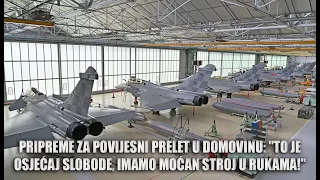 Pripreme za povijesni prelet u Domovinu: "To je osjećaj slobode, imamo moćan stroj u rukama!"