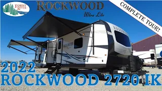 OPENING THE NEW 2022 FOREST RIVER ROCKWOOD ULTRA LITE 2720IK