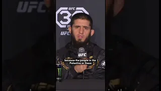 Islam Makhachev says this about PaIestine-lsreal