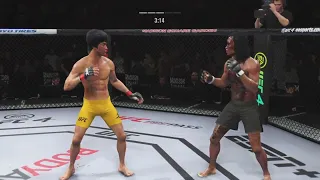 PS5 | Bruce Lee vs. Alicia Guerra (curvy model) | EA Sports UFC 4