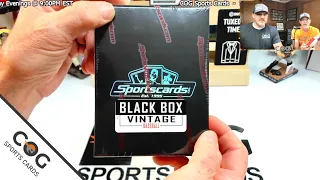 Vintage Mystery Black Box Baseball Card Box