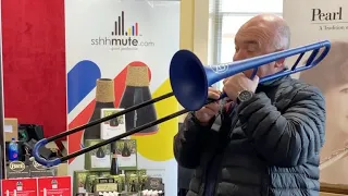 James Morrison tests the ZO Next Generation plastic trombone