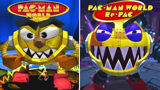 Pac-Man World Re-Pac - Final Boss Comparison (PS1 vs PS5)