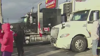 COVID mandate protest in Canada still blocking key U.S. trade route | FOX 7 Austin