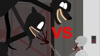 Cartoon cat And cartoon dog VS SCP-096 IS FINISHED!     [Ending 1] (stick nodes pro)