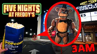 DONT WATCH THE FIVE NIGHTS AT FREDDYS MOVIE AT 3AM OR CURSED FREDDY FAZBEAR WILL APPEAR IN REAL LIFE