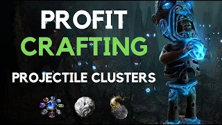 Crafting  Projectile Medium Cluster Jewels  for Profit