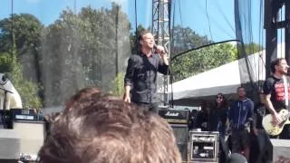 Lean on Sheena, the bouncing souls in mosh pit  RIOT FEST 2014.