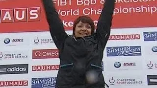 American Katie Uhlaender becomes World Champ - from Universal Sports