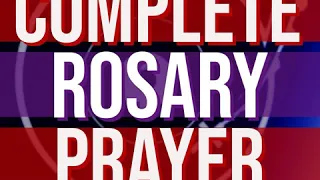 1 Hour COMPLETE ROSARY - SPOKEN ONLY