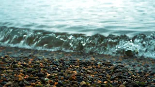 [10-hour pebble sound] The sound of waves on the pebble beach [Concentration, insomnia]