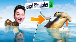 თხა ვიყავი და ზვიგენი გავხდი Goat Simulator 3