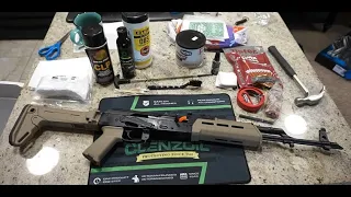 How to clean the PSA/Palmetto State Armory GF3 AK pattern rifle.
