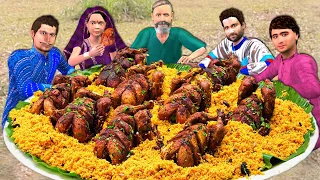 Arabian Chicken Mandi Recipe Tasty Chicken Mandi Biryani Cooking Hindi Kahaniya Hindi Comedy Video