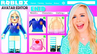 MAKING ENID FROM WEDNESDAY A ROBLOX ACCOUNT!