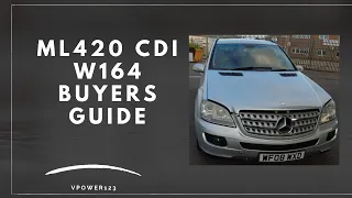 Buying a used Mercedes M-class W164 - 2005-2011, Common Issues, Engine types ml420 cdi buyers guide
