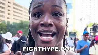 CLARESSA SHIELDS REACTS TO CANELO VS. JERMELL CHARLO WEIGH-IN & KEEPS IT 100 ON FINAL PREDICTION