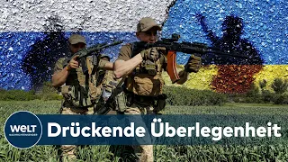 UKRAINE-KRIEG: Selenskyj - Russische Truppen in Ostukraine "deutlich überlegen" | WELT Thema