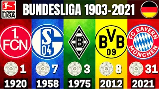 BUNDESLIGA 🇩🇪 • ALL WINNERS 1903 - 2021 | BAYERN MUNICH 2021 CHAMPION