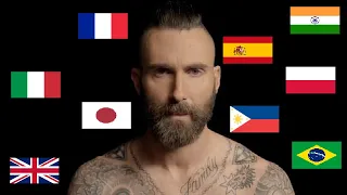 MEMORIES in 9 Different Languages! (Maroon 5)