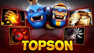 ТОПСОН на мид ОГРЕ - Mid Ogre Magi Topson DOta 2