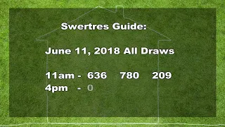 Swertres Guide : June 11, 2018