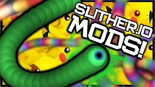 THE BEST SLITHER.IO MODS! | Slither.io Mod