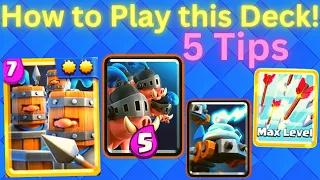 Royal Hogs Royal Recruits Guide! - 5 Clash Royale Deck Tips