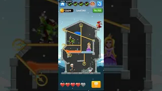 Hero rescue pin puzzle pull the pin level 340