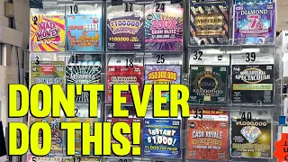 Don't EVER Do This! Lottery Scratch Off Tips