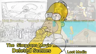 Lost Media: The Simpsons Movie Lost Deleted Scenes 3 Hours of Cut Content