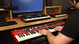 Nord Felt Upright Sound Demo - Be Still My Soul Hymn - Nord Stage 3 Compact