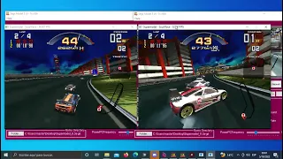 Emulator Supermodel3 Scud Race Multiplayer via Parsec