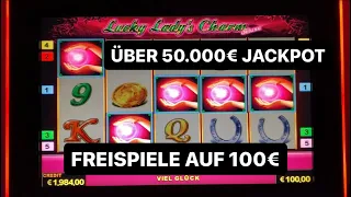 Auf 100€ Freispiele 😱 Über 50 000€ Jackpot💥 Lucky Ladys Charm Novoline Casino zocken Spielothek