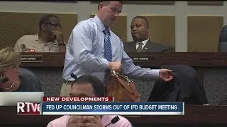 WATCH: City-County Council Member walks out of meeting