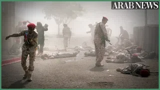 Houthi attack on military parade kills dozens in Yemen’s Aden