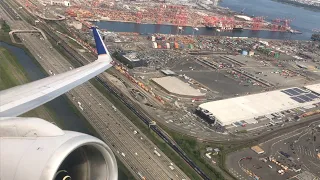 INSANE STEEP United Airlines Boeing 757-200 Takeoff from Newark (EWR)