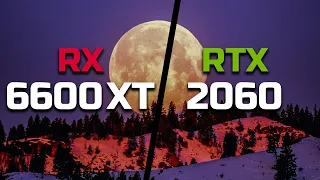 RX 6600 XT vs RTX 2060 - Test in 8 Games